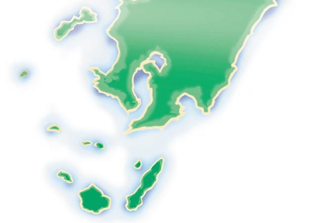 屋久島、種子島、宮崎が分かる地図画像